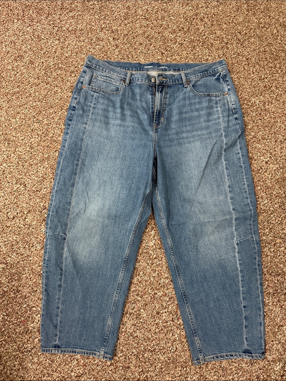 Old Navy High Rise Barrel Leg Jeans
